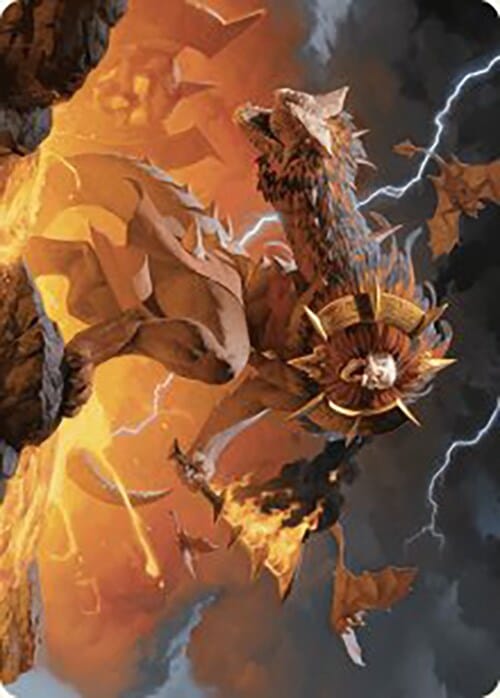 Ojer Axonil, Deepest Might Art Card (20/81) [The Lost Caverns of Ixalan Art Series] MTG Single Magic: The Gathering  | Multizone: Comics And Games