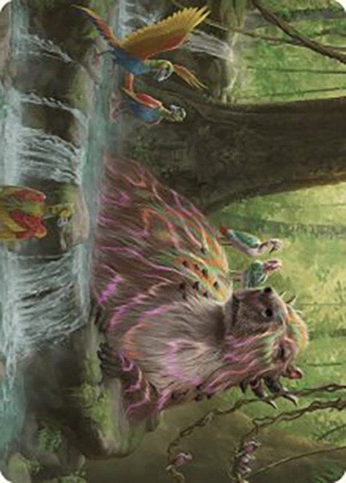 Basking Capybara Art Card [The Lost Caverns of Ixalan Art Series] MTG Single Magic: The Gathering  | Multizone: Comics And Games