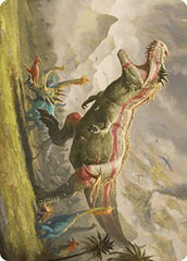 Ghalta, Stampede Tyrant Art Card [The Lost Caverns of Ixalan Art Series] MTG Single Magic: The Gathering  | Multizone: Comics And Games