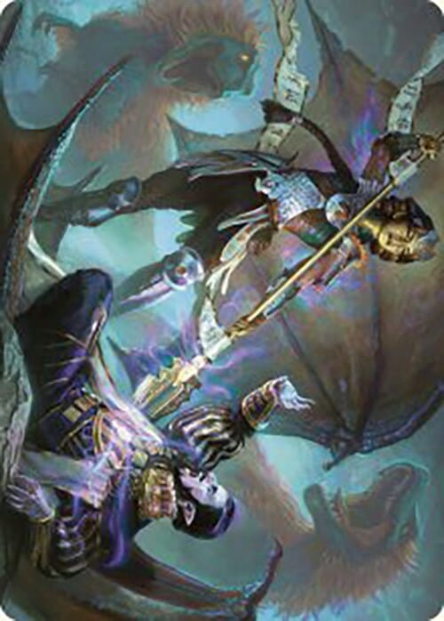 Huatli's Final Strike Art Card [The Lost Caverns of Ixalan Art Series] MTG Single Magic: The Gathering  | Multizone: Comics And Games