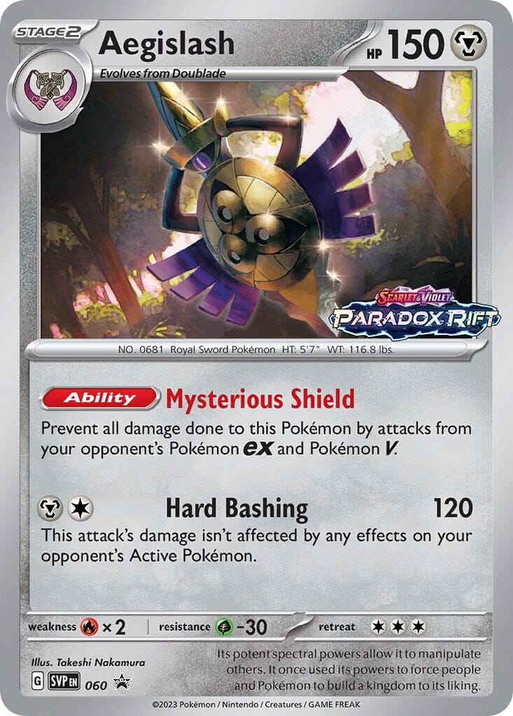 Aegislash (060) [Scarlet & Violet: Black Star Promos] Pokemon Single Pokémon  | Multizone: Comics And Games