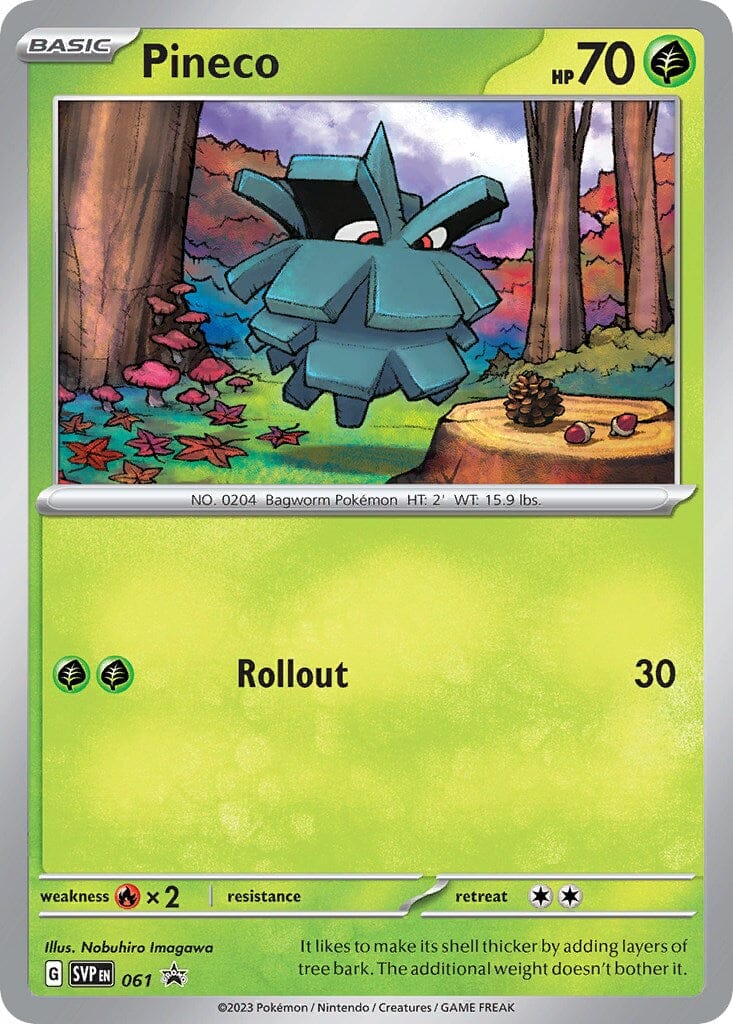 Pineco (061) [Scarlet & Violet: Black Star Promos] Pokemon Single Pokémon  | Multizone: Comics And Games