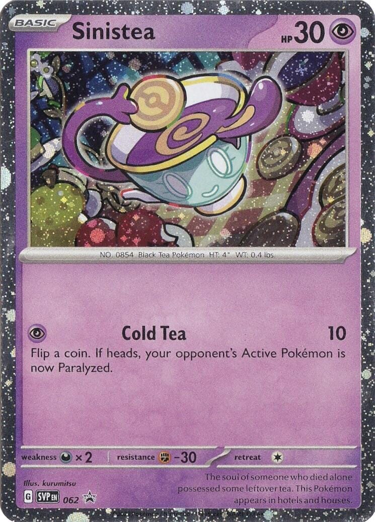 Sinistea (062) [Scarlet & Violet: Black Star Promos] Pokemon Single Pokémon  | Multizone: Comics And Games