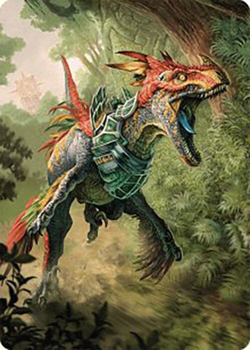Dinosaur Token Art Card [The Lost Caverns of Ixalan Art Series] MTG Single Magic: The Gathering  | Multizone: Comics And Games