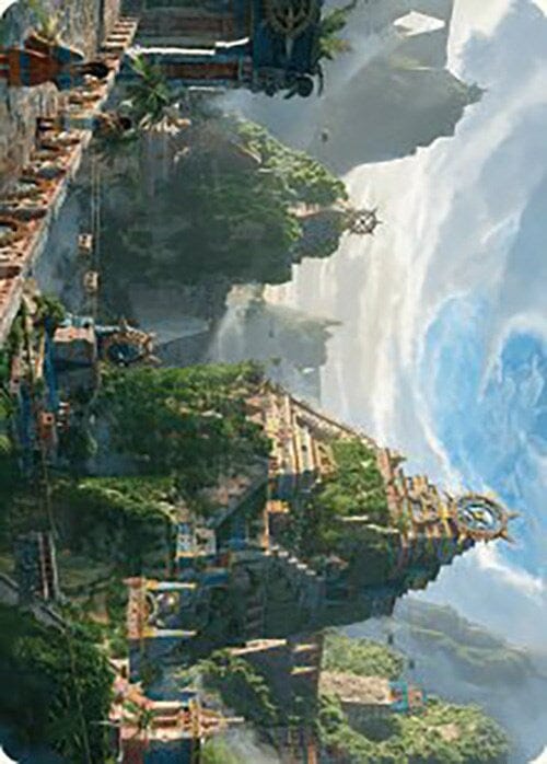 Clifftop Retreat Art Card [The Lost Caverns of Ixalan Art Series] MTG Single Magic: The Gathering  | Multizone: Comics And Games