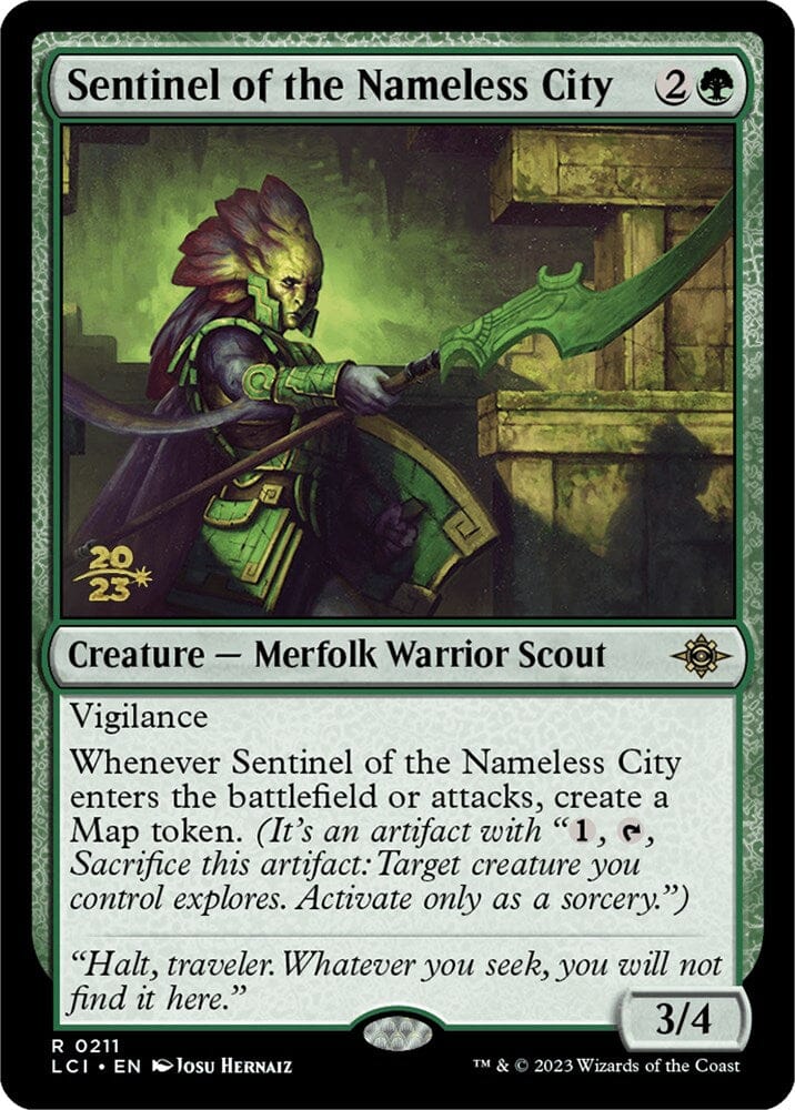 Sentinel of the Nameless City [The Lost Caverns of Ixalan Prerelease Cards] MTG Single Magic: The Gathering  | Multizone: Comics And Games