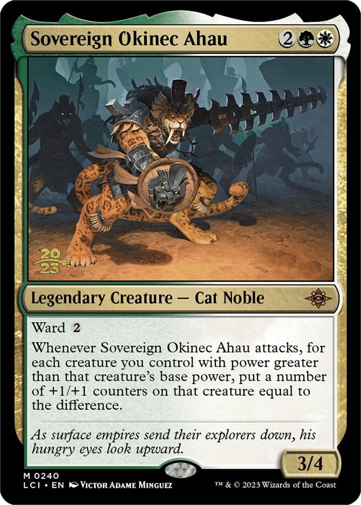 Sovereign Okinec Ahau [The Lost Caverns of Ixalan Prerelease Cards] MTG Single Magic: The Gathering  | Multizone: Comics And Games