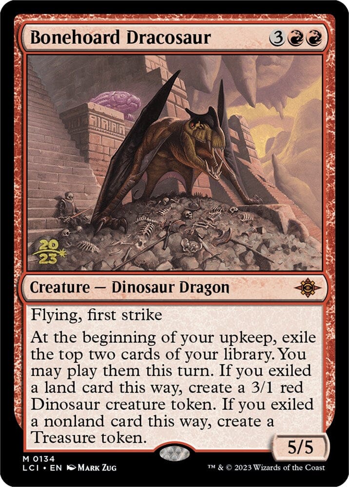 Bonehoard Dracosaur [The Lost Caverns of Ixalan Prerelease Cards] MTG Single Magic: The Gathering  | Multizone: Comics And Games