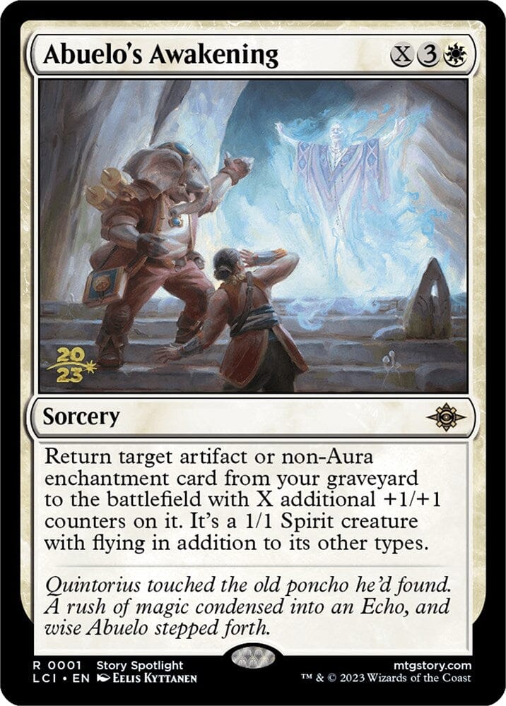 Abuelo's Awakening [The Lost Caverns of Ixalan Prerelease Cards] MTG Single Magic: The Gathering  | Multizone: Comics And Games