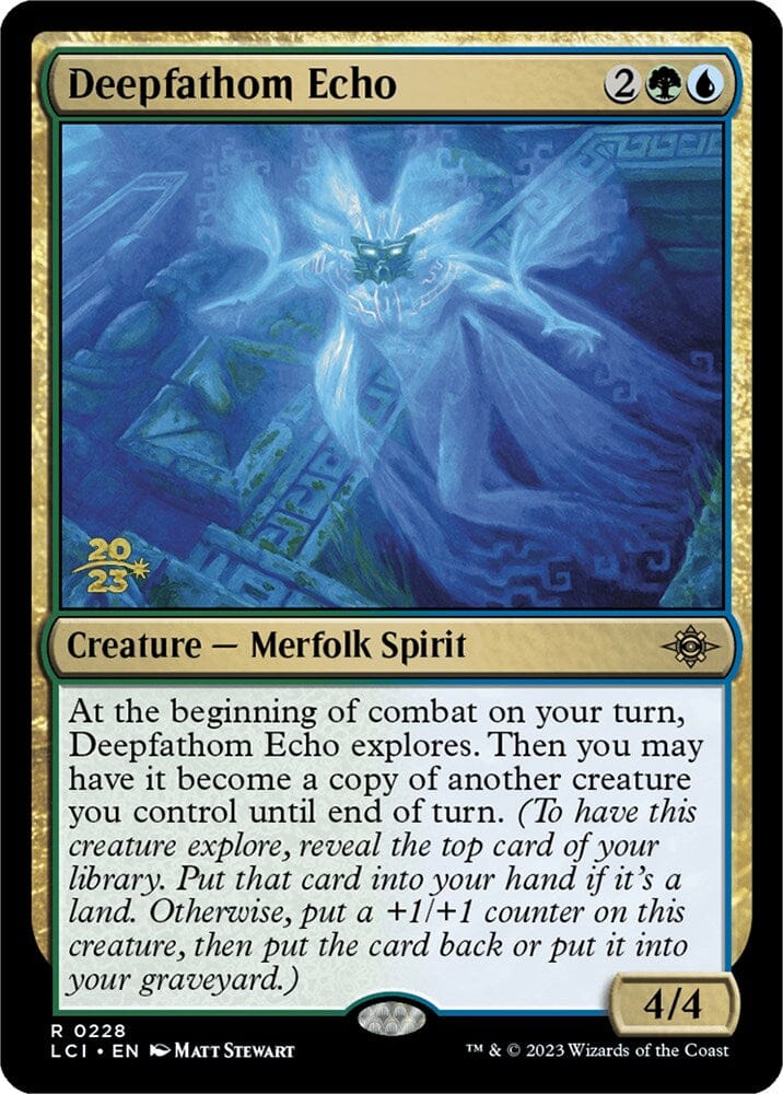 Deepfathom Echo [The Lost Caverns of Ixalan Prerelease Cards] MTG Single Magic: The Gathering  | Multizone: Comics And Games