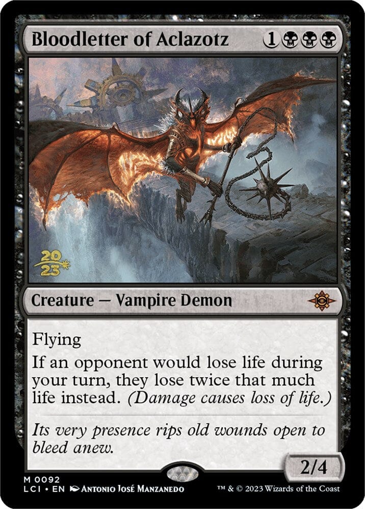 Bloodletter of Aclazotz [The Lost Caverns of Ixalan Prerelease Cards] MTG Single Magic: The Gathering  | Multizone: Comics And Games