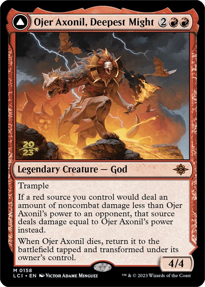 Ojer Axonil, Deepest Might [The Lost Caverns of Ixalan Prerelease Cards] MTG Single Magic: The Gathering  | Multizone: Comics And Games