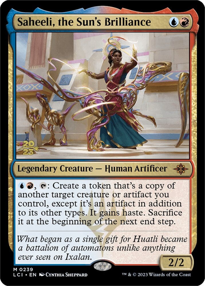 Saheeli, the Sun's Brilliance [The Lost Caverns of Ixalan Prerelease Cards] MTG Single Magic: The Gathering  | Multizone: Comics And Games