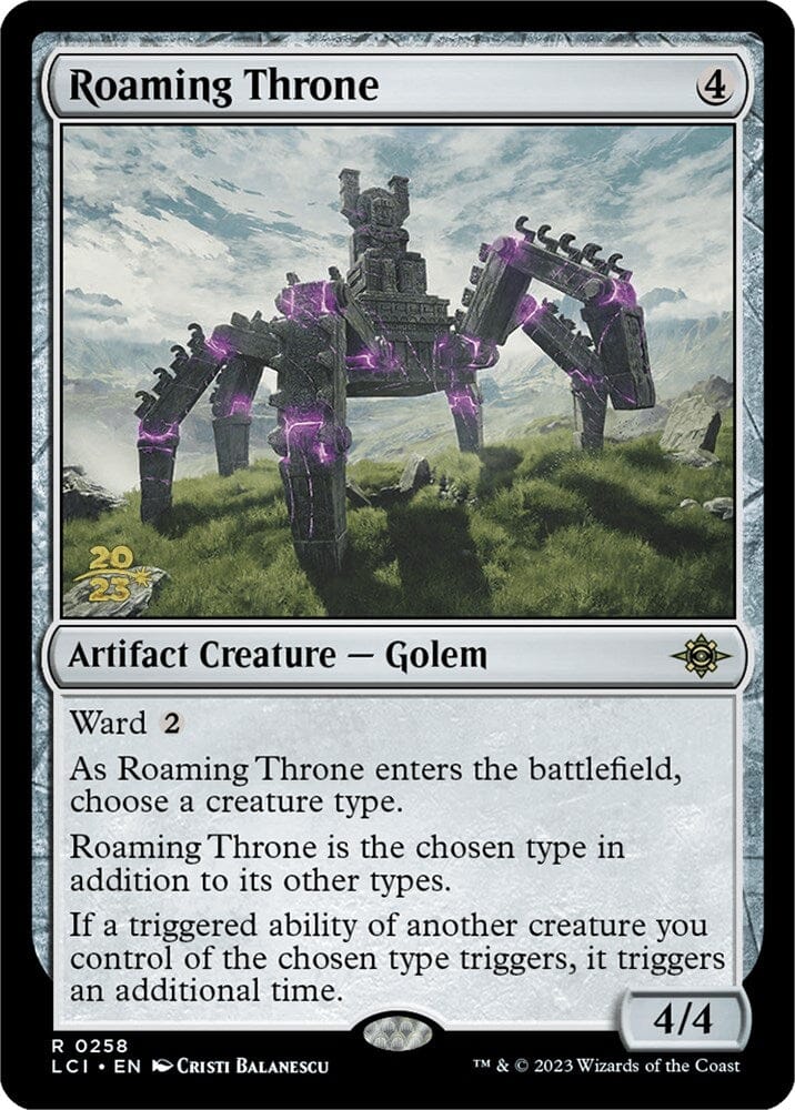 Roaming Throne [The Lost Caverns of Ixalan Prerelease Cards] MTG Single Magic: The Gathering  | Multizone: Comics And Games
