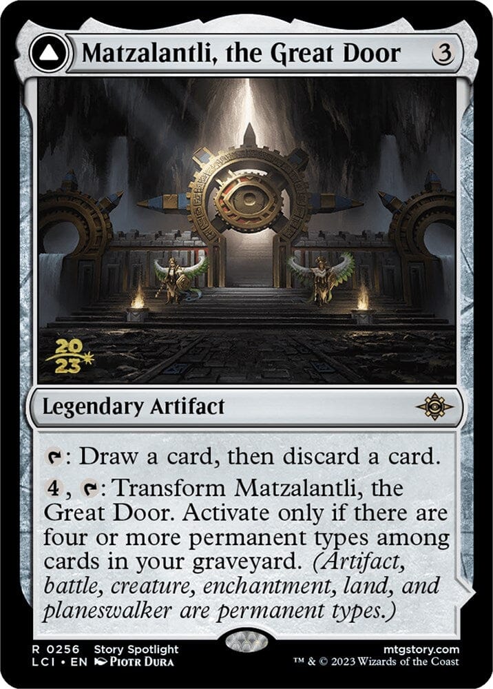 Matzalantli, the Great Door // The Core [The Lost Caverns of Ixalan Prerelease Cards] MTG Single Magic: The Gathering  | Multizone: Comics And Games