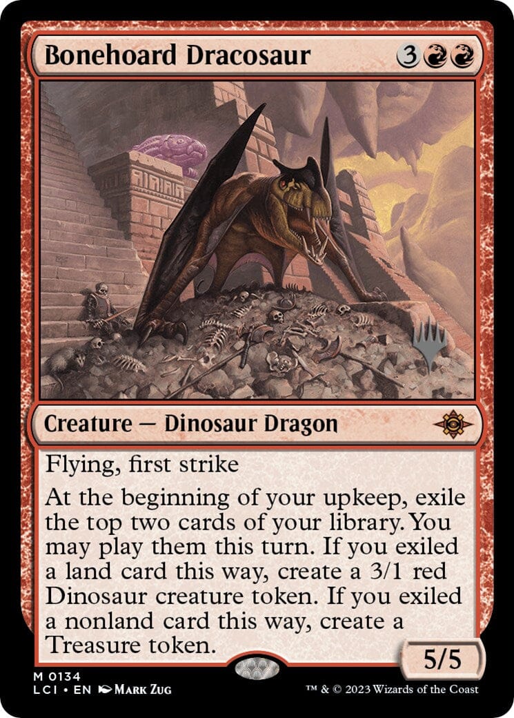 Bonehoard Dracosaur (Promo Pack) [The Lost Caverns of Ixalan Promos] MTG Single Magic: The Gathering  | Multizone: Comics And Games