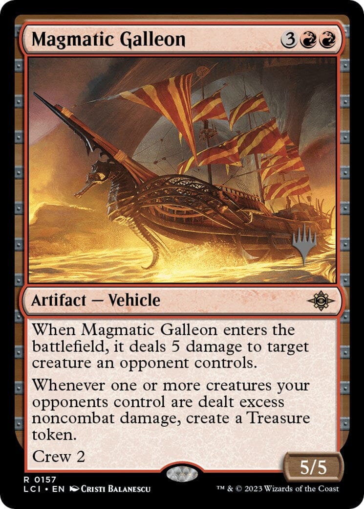 Magmatic Galleon (Promo Pack) [The Lost Caverns of Ixalan Promos] MTG Single Magic: The Gathering  | Multizone: Comics And Games