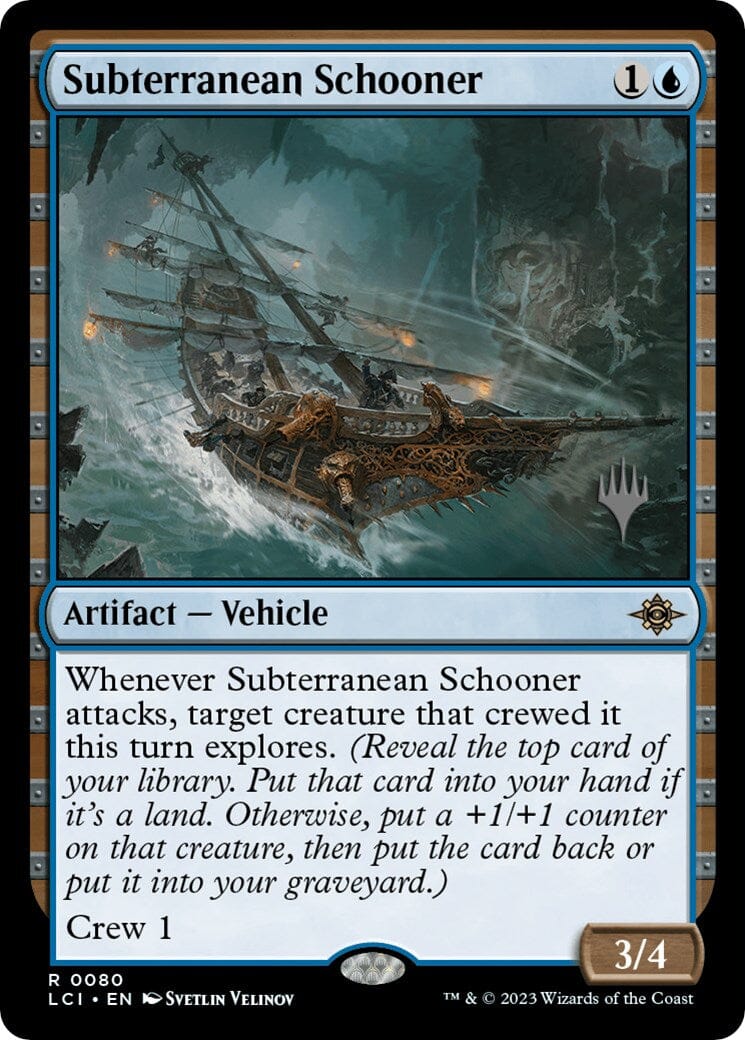 Subterranean Schooner (Promo Pack) [The Lost Caverns of Ixalan Promos] MTG Single Magic: The Gathering  | Multizone: Comics And Games
