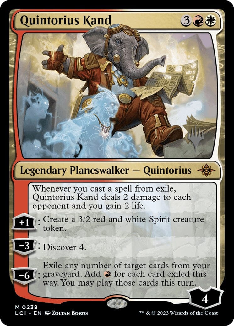 Quintorius Kand (Promo Pack) [The Lost Caverns of Ixalan Promos] MTG Single Magic: The Gathering  | Multizone: Comics And Games