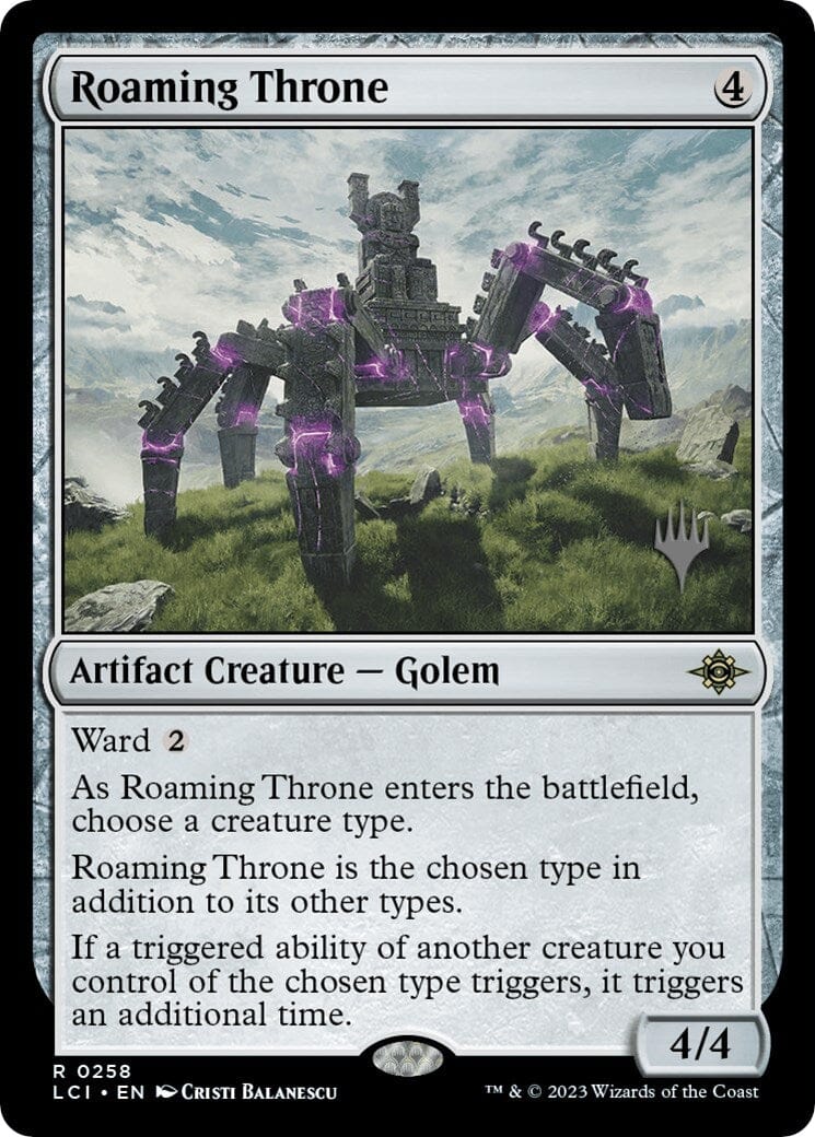 Roaming Throne (Promo Pack) [The Lost Caverns of Ixalan Promos] MTG Single Magic: The Gathering  | Multizone: Comics And Games
