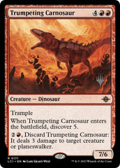 Trumpeting Carnosaur (Promo Pack) [The Lost Caverns of Ixalan Promos] MTG Single Magic: The Gathering  | Multizone: Comics And Games