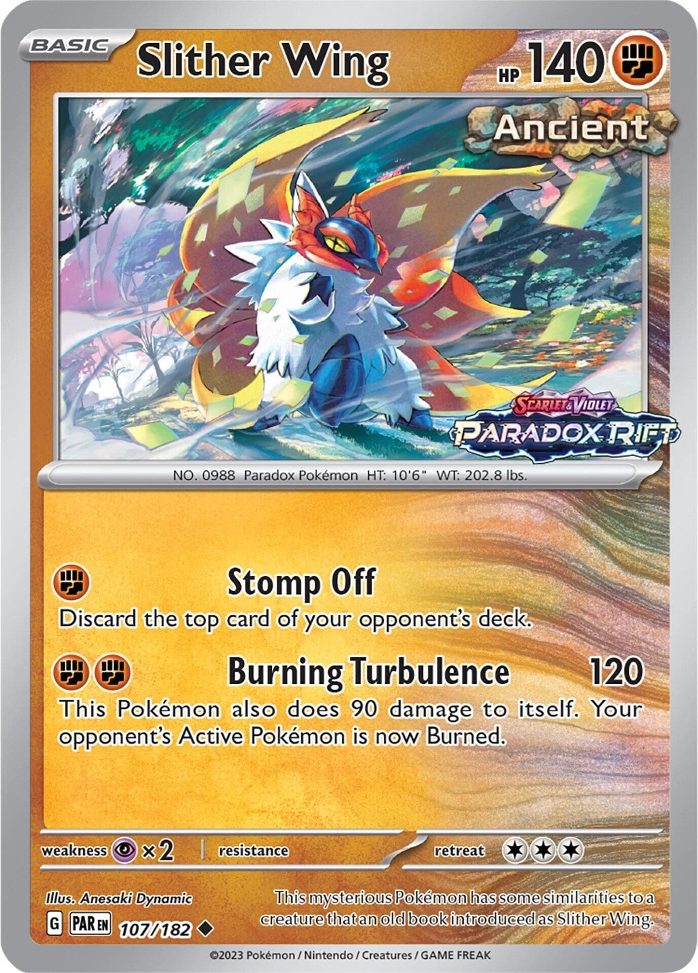 Slither Wing (107/182) (Store Exclusive Promo) [Miscellaneous Cards] Pokemon Single Pokémon  | Multizone: Comics And Games