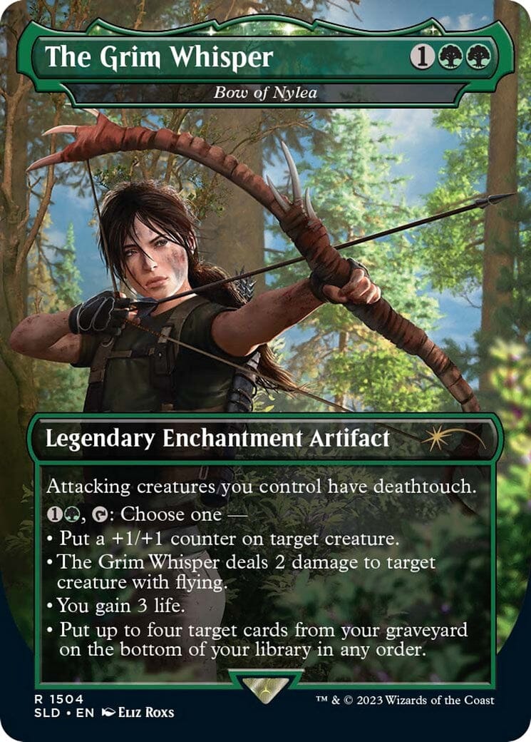 The Grim Whisper - Bow of Nylea [Secret Lair Drop Series] MTG Single Magic: The Gathering  | Multizone: Comics And Games
