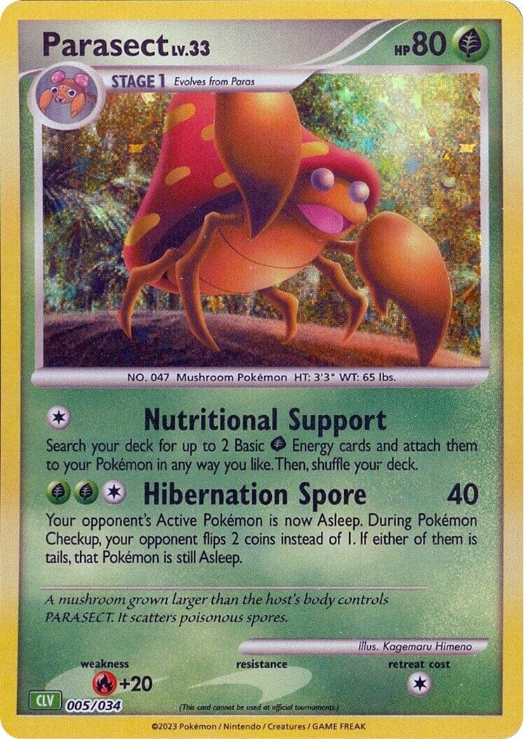 Parasect [Trading Card Game Classic] Pokemon Single Pokémon  | Multizone: Comics And Games