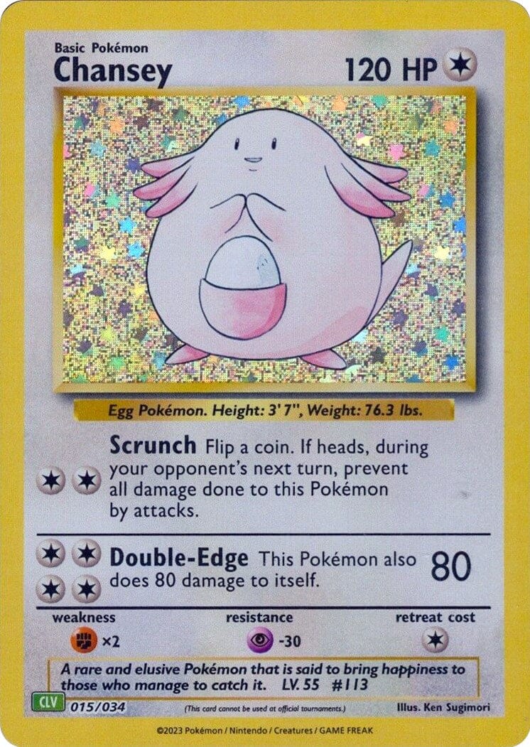 Chansey [Trading Card Game Classic] Pokemon Single Pokémon  | Multizone: Comics And Games