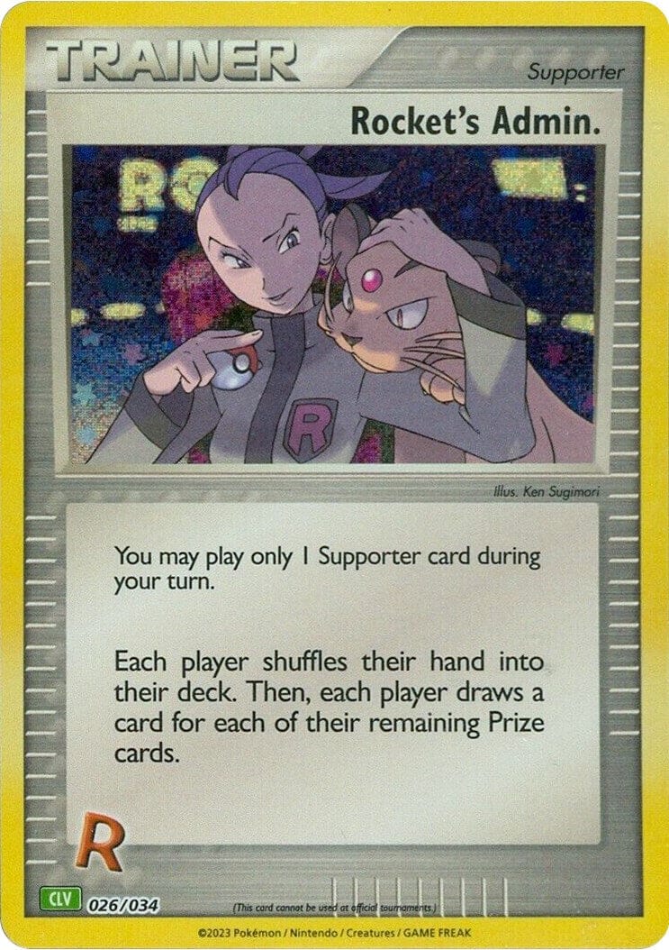 Rocket's Admin. (CLV) [Trading Card Game Classic] Pokemon Single Pokémon  | Multizone: Comics And Games