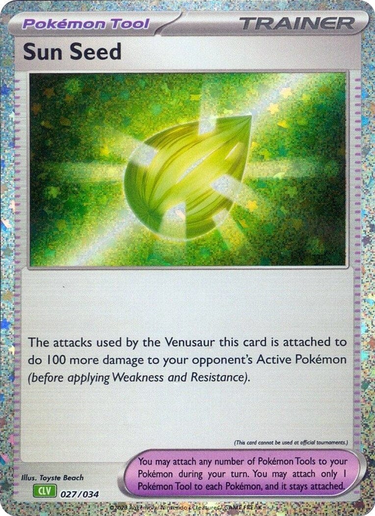 Sun Seed [Trading Card Game Classic] Pokemon Single Pokémon  | Multizone: Comics And Games