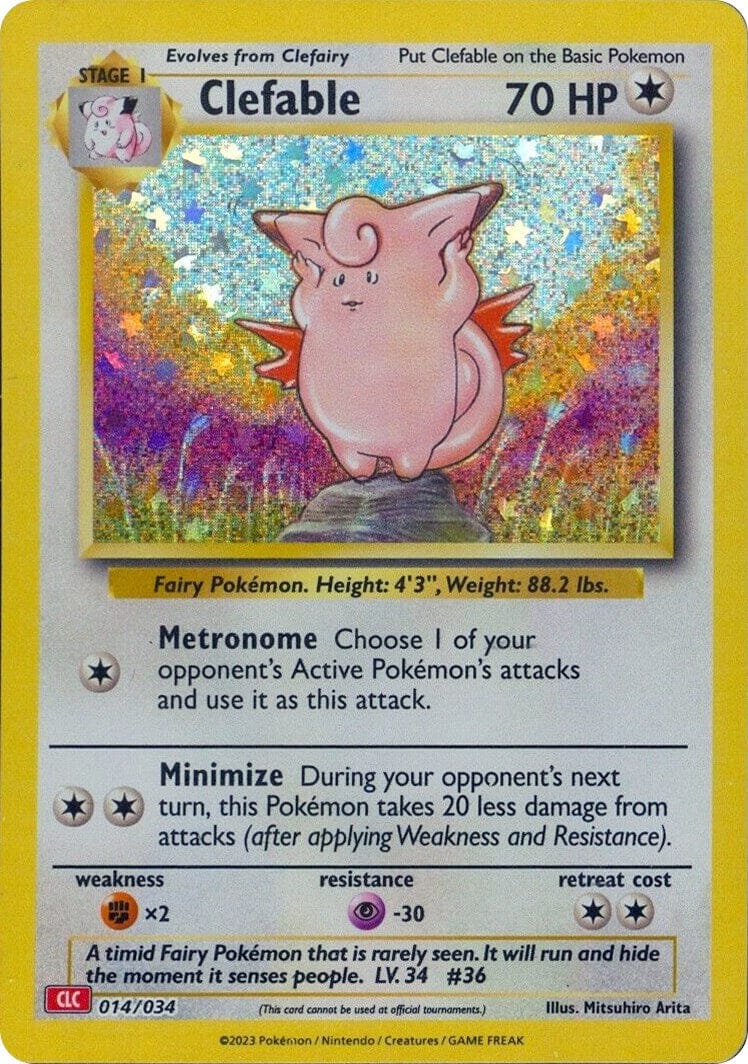 Clefable [Trading Card Game Classic] Pokemon Single Pokémon  | Multizone: Comics And Games