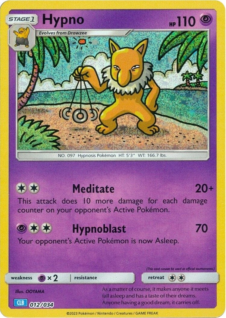 Hypno [Trading Card Game Classic] Pokemon Single Pokémon  | Multizone: Comics And Games