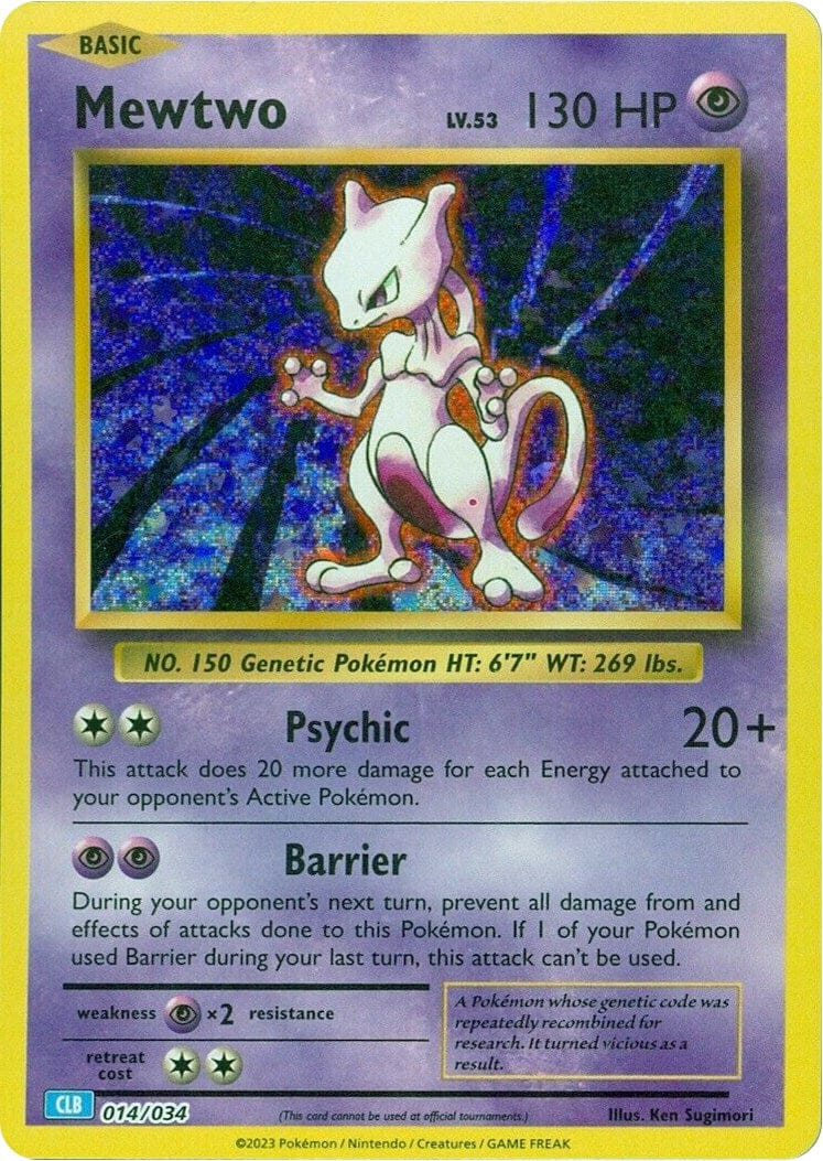 Mewtwo [Trading Card Game Classic] Pokemon Single Pokémon  | Multizone: Comics And Games