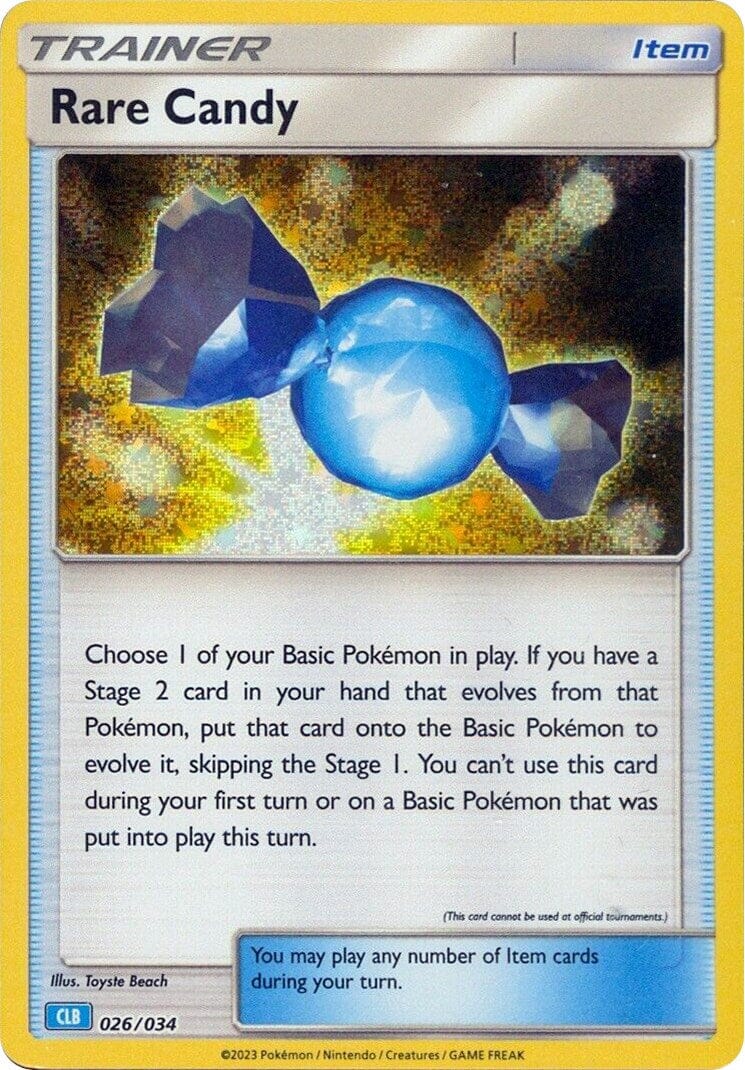 Rare Candy (CLB) [Trading Card Game Classic] Pokemon Single Pokémon  | Multizone: Comics And Games