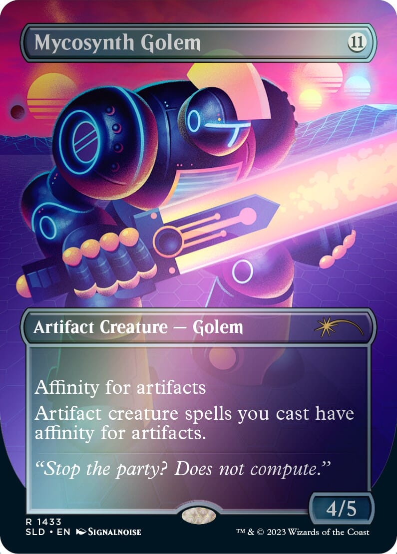 Mycosynth Golem (Rainbow Foil) [Secret Lair Drop Series] MTG Single Magic: The Gathering  | Multizone: Comics And Games