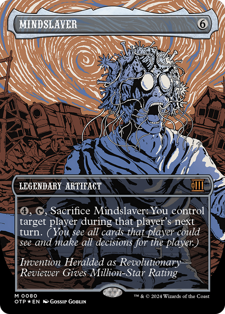 Mindslaver (Textured Foil) [Outlaws of Thunder Junction: Breaking News] MTG Single Magic: The Gathering  | Multizone: Comics And Games