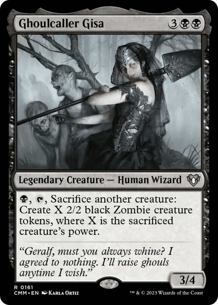 Ghoulcaller Gisa [Commander Masters] MTG Single Magic: The Gathering  | Multizone: Comics And Games