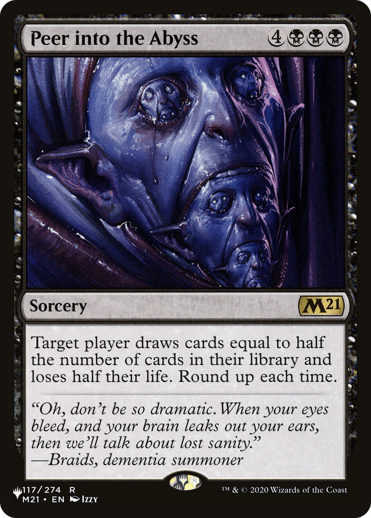 Peer into the Abyss [The List] MTG Single Magic: The Gathering  | Multizone: Comics And Games