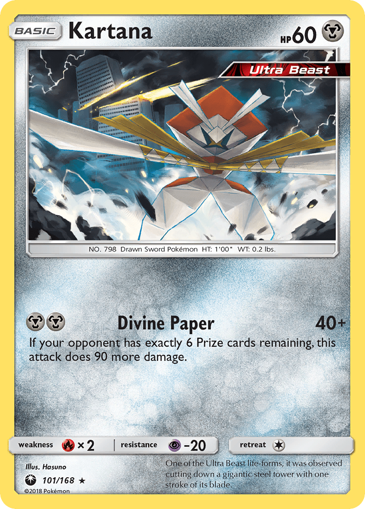 Kartana (101/168) [Sun & Moon: Celestial Storm] Pokemon Single Pokémon  | Multizone: Comics And Games