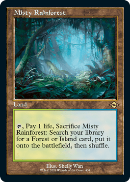 Misty Rainforest (Retro Foil Etched) [Modern Horizons 2] MTG Single Magic: The Gathering  | Multizone: Comics And Games