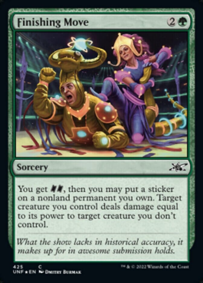 Finishing Move (Galaxy Foil) [Unfinity] MTG Single Magic: The Gathering  | Multizone: Comics And Games