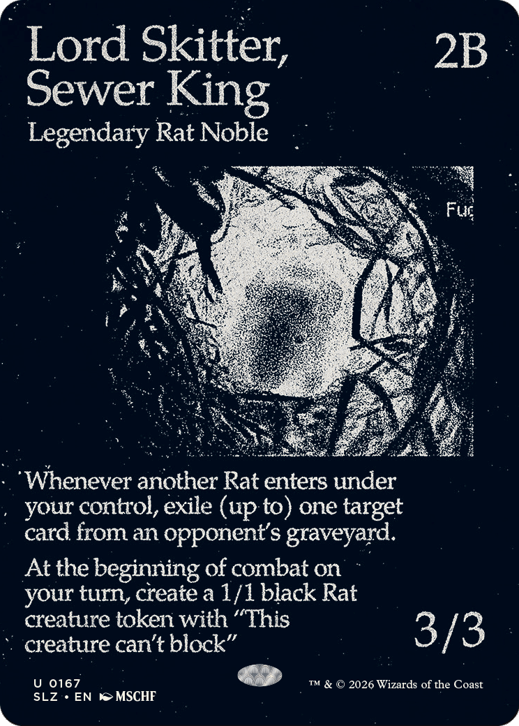 Lord Skitter, Sewer King (0167) [Secret Lair x MSCHF: The Zeta Set] MTG Single Magic: The Gathering  | Multizone: Comics And Games