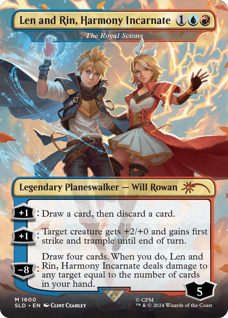 Len and Rin, Harmony Incarnate - The Royal Scions [Secret Lair Drop Series] MTG Single Magic: The Gathering  | Multizone: Comics And Games