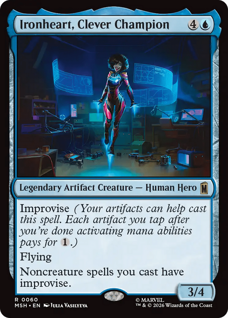 Ironheart, Clever Champion [Marvel Super Heroes] MTG Single Magic: The Gathering  | Multizone: Comics And Games