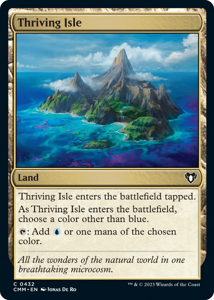 Thriving Isle [Commander Masters] MTG Single Magic: The Gathering  | Multizone: Comics And Games
