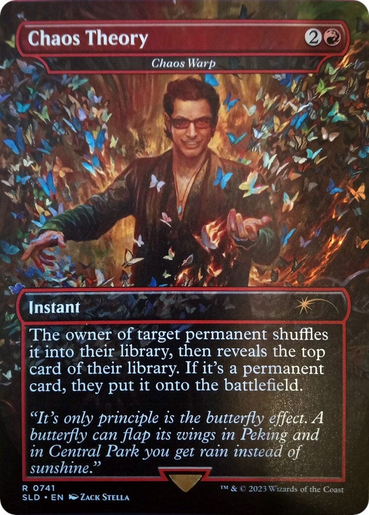 Chaos Theory - Chaos Warp (Rainbow Foil) [Secret Lair Drop Series] MTG Single Magic: The Gathering  | Multizone: Comics And Games
