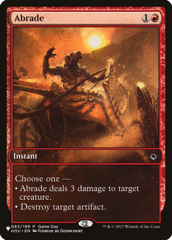 Abrade [The List] MTG Single Magic: The Gathering  | Multizone: Comics And Games