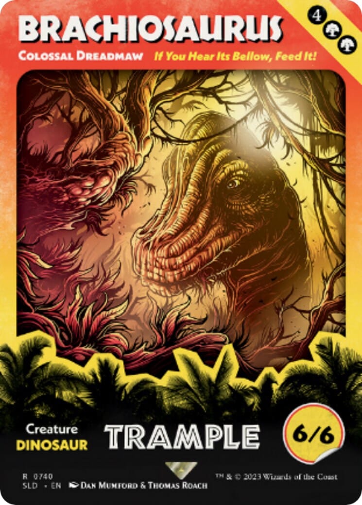 Brachiosaurus - Colossal Dreadmaw [Secret Lair Drop Series] MTG Single Magic: The Gathering  | Multizone: Comics And Games