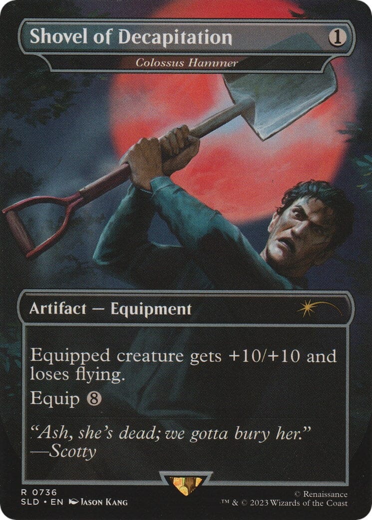 Shovel of Decapitation - Colossus Hammer [Secret Lair Drop Series] MTG Single Magic: The Gathering  | Multizone: Comics And Games